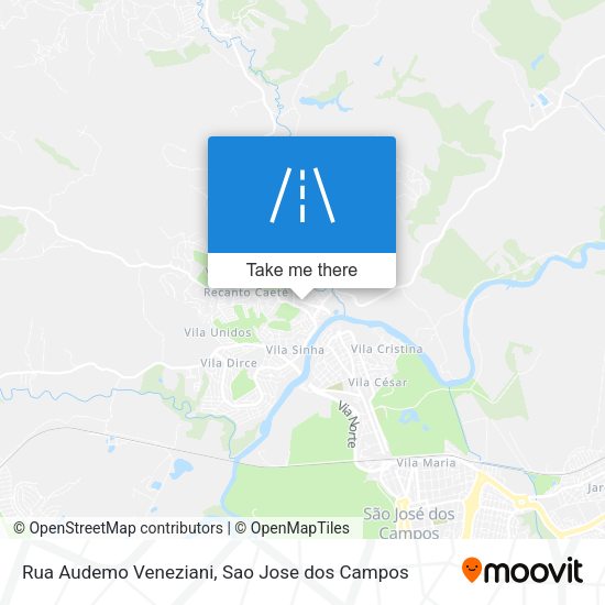 Rua Audemo Veneziani map