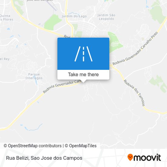 Rua Belizi map