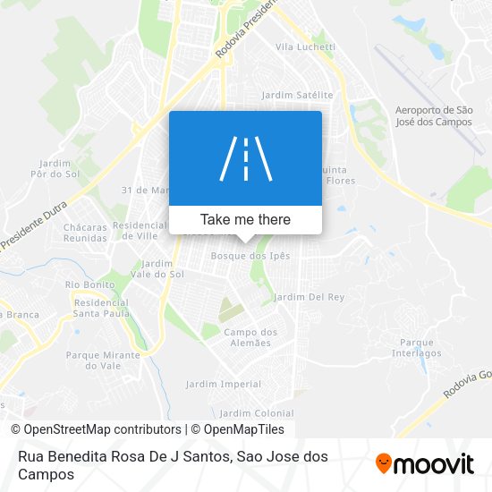 Rua Benedita Rosa De J Santos map