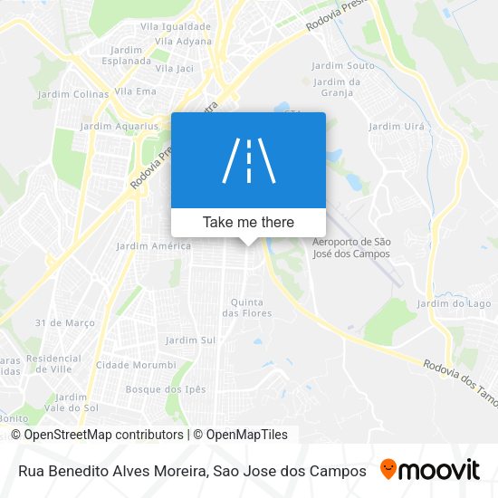 Rua Benedito Alves Moreira map