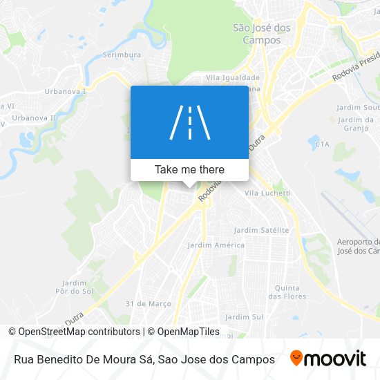 Rua Benedito De Moura Sá map