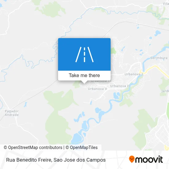 Rua Benedito Freire map