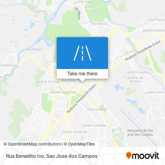 Mapa Rua Benedito Ivo