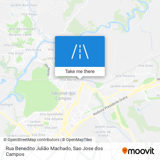 Rua Benedito Julião Machado map