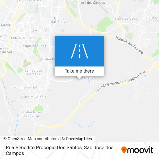 Rua Benedito Procópio Dos Santos map