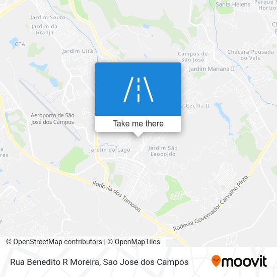 Rua Benedito R Moreira map