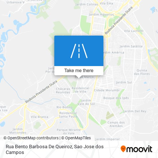 Rua Bento Barbosa De Queiroz map