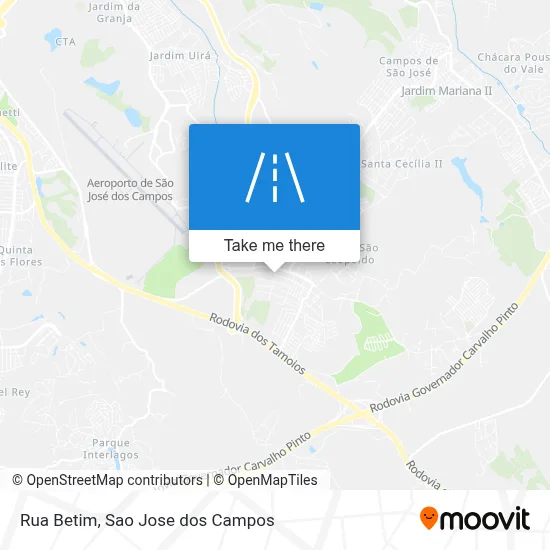 Rua Betim map