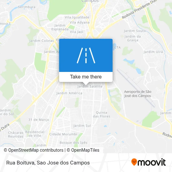 Rua Boituva map