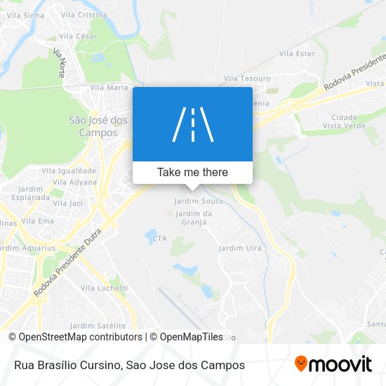 Rua Brasílio Cursino map