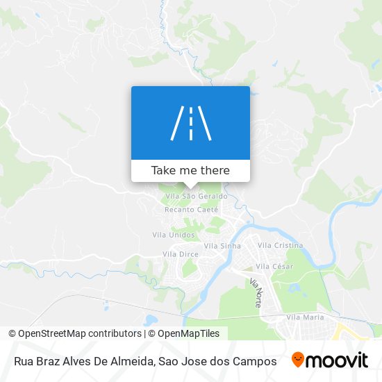 Rua Braz Alves De Almeida map