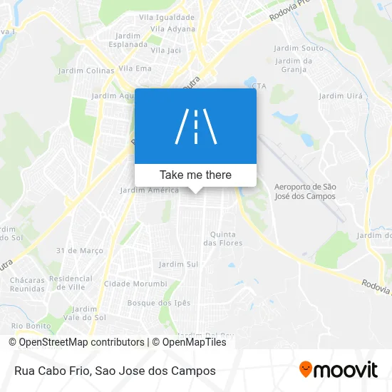 Rua Cabo Frio map