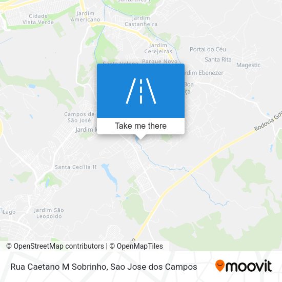 Rua Caetano M Sobrinho map