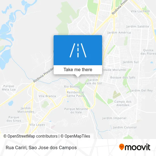 Rua Cariri map