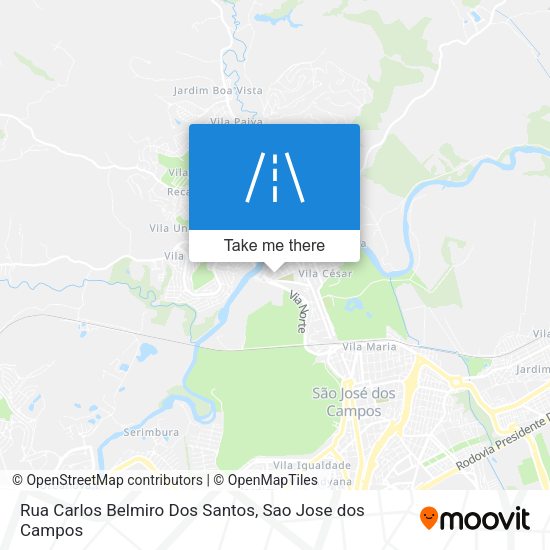 Rua Carlos Belmiro Dos Santos map