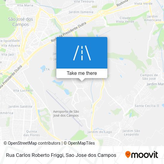 Rua Carlos Roberto Friggi map
