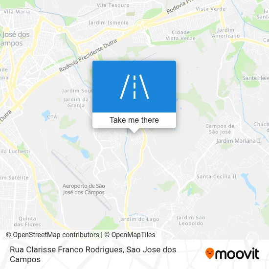 Rua Clarisse Franco Rodrigues map