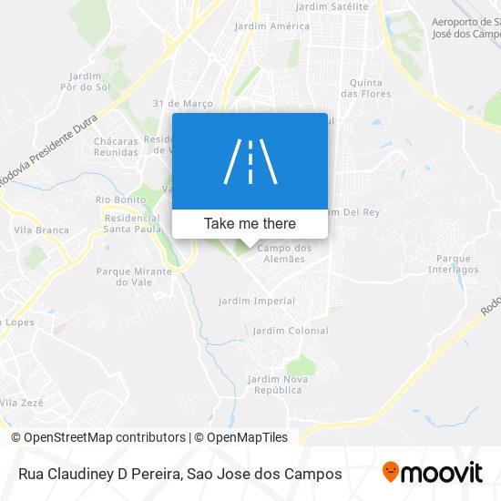 Rua Claudiney D Pereira map