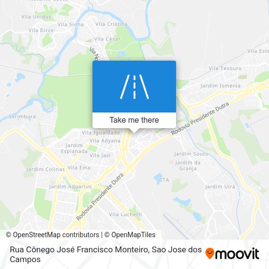Rua Cônego José Francisco Monteiro map