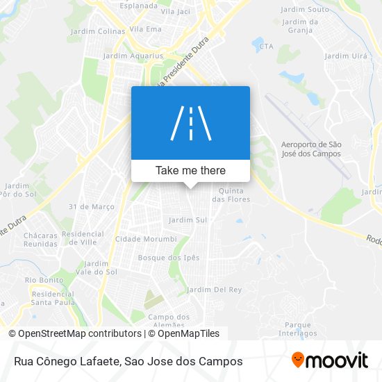 Mapa Rua Cônego Lafaete