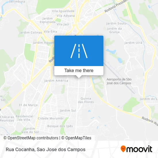 Rua Cocanha map