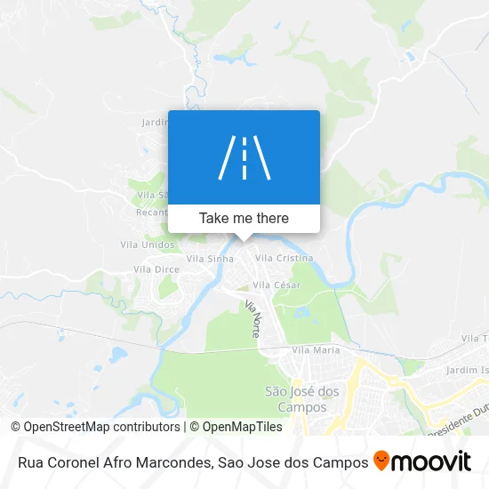 Rua Coronel Afro Marcondes map
