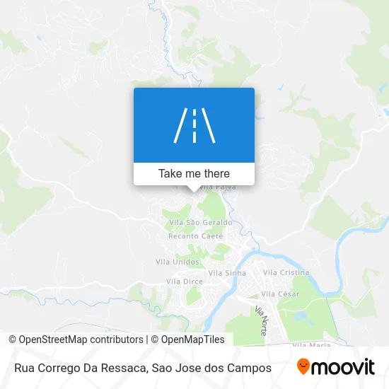 Rua Corrego Da Ressaca map