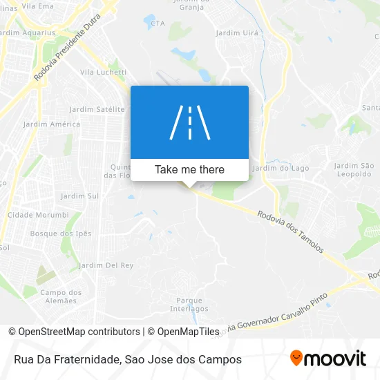 Rua Da Fraternidade map