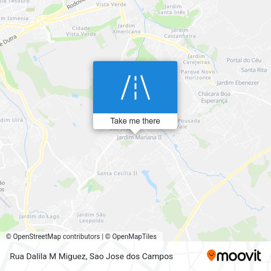 Rua Dalila M Miguez map