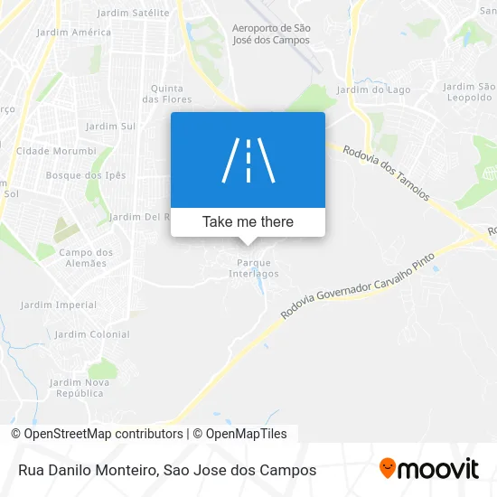 Rua Danilo Monteiro map