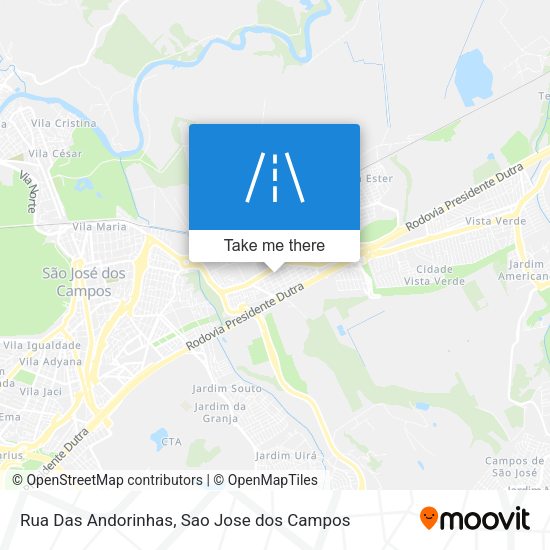 Rua Das Andorinhas map