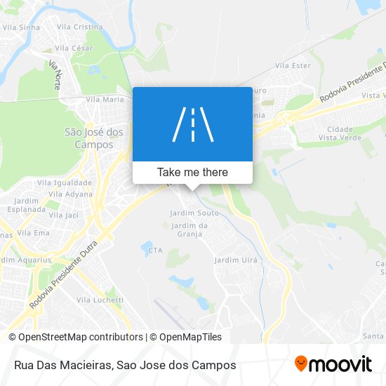 Mapa Rua Das Macieiras