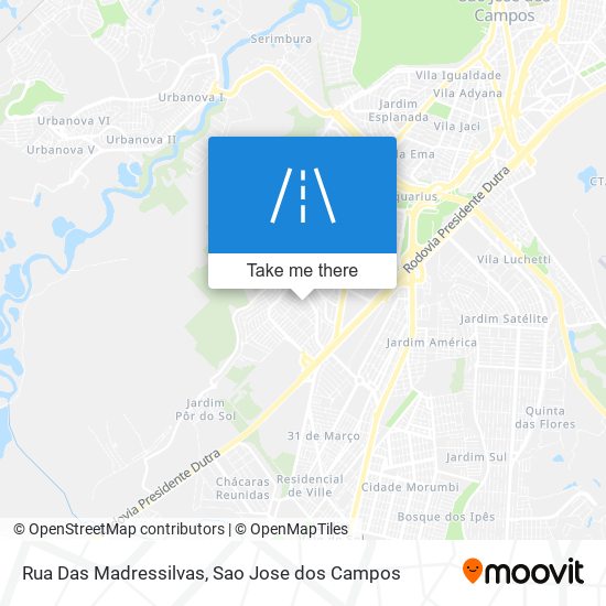 Rua Das Madressilvas map