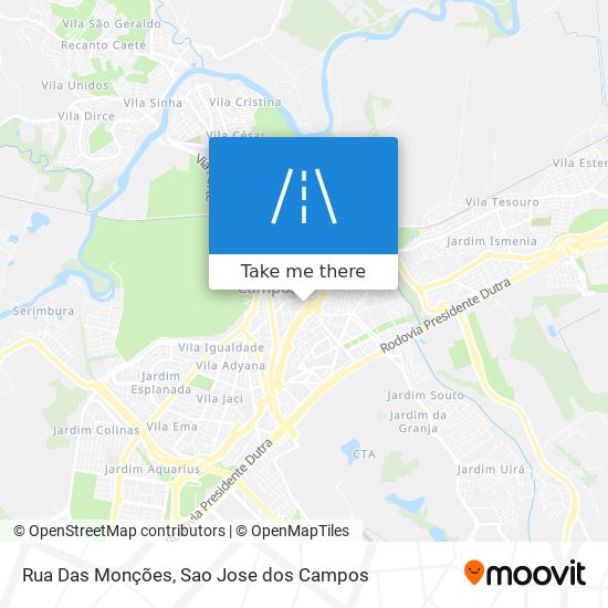 Rua Das Monções map