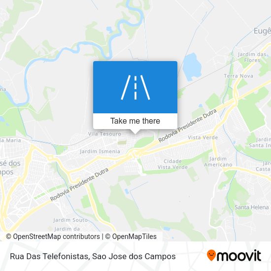Rua Das Telefonistas map