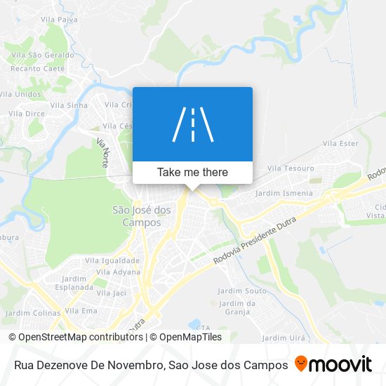 Rua Dezenove De Novembro map