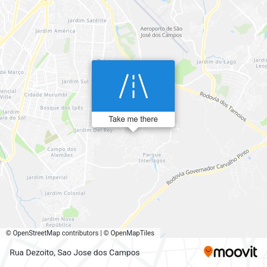 Rua Dezoito map