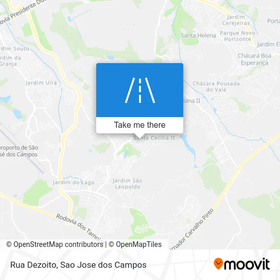 Rua Dezoito map