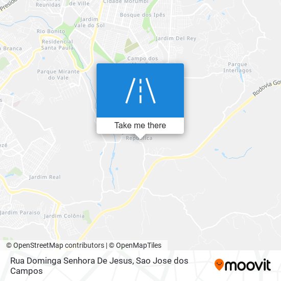 Rua Dominga Senhora De Jesus map