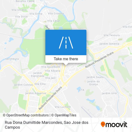 Rua Dona Dumiltide Marcondes map