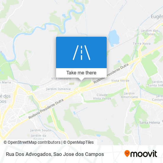 Rua Dos Advogados map