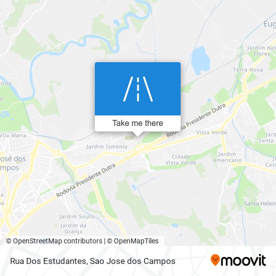 Mapa Rua Dos Estudantes