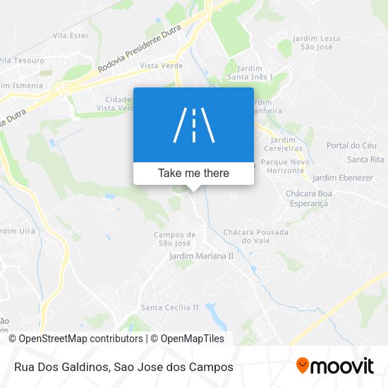 Rua Dos Galdinos map