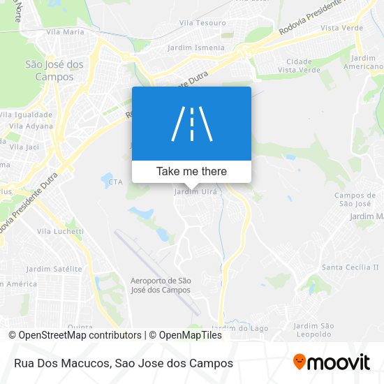 Rua Dos Macucos map