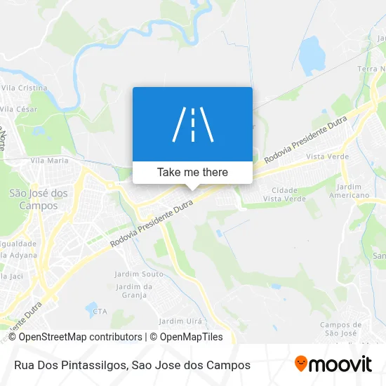 Rua Dos Pintassilgos map
