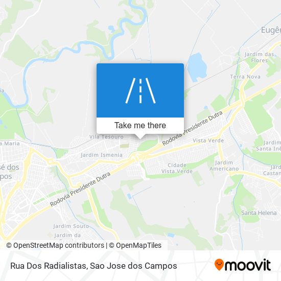 Rua Dos Radialistas map