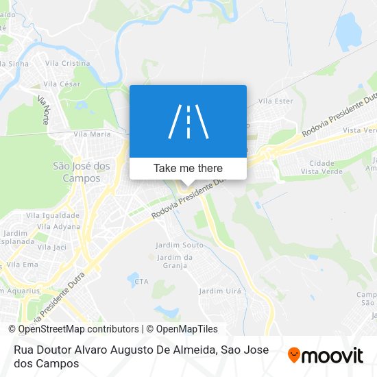 Rua Doutor Alvaro Augusto De Almeida map