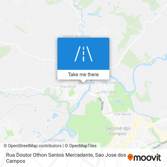 Rua Doutor Othon Santos Mercadante map