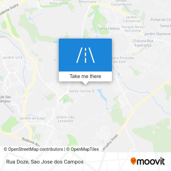 Rua Doze map