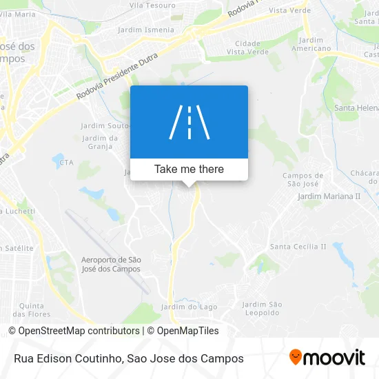 Rua Edison Coutinho map